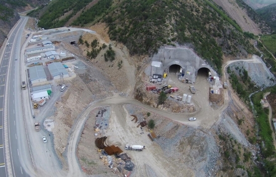 Yeni Zigana Tüneli nin yüzde 67 si tamamlandı!