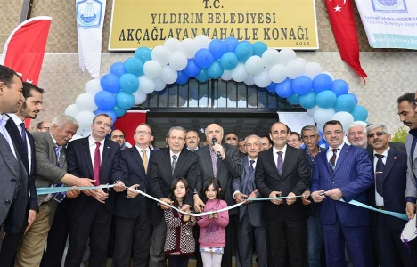 Bursa'da Akçağlayan Mahalle Konağı açıldı!