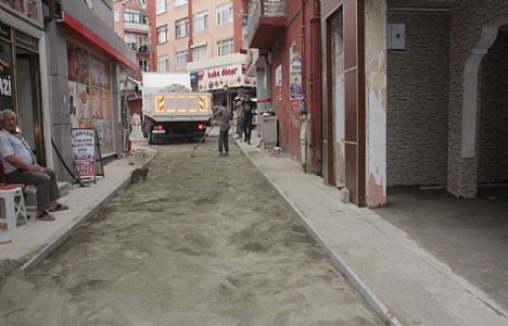 Gölcük'teki sokak yenileme çalışmalarında sona gelindi!