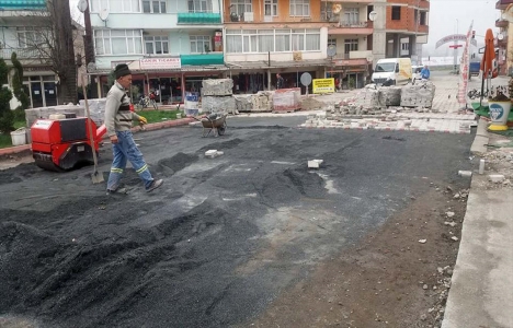Zonguldak Ereğli Gülüç'te altyapı çalışmaları sürüyor!