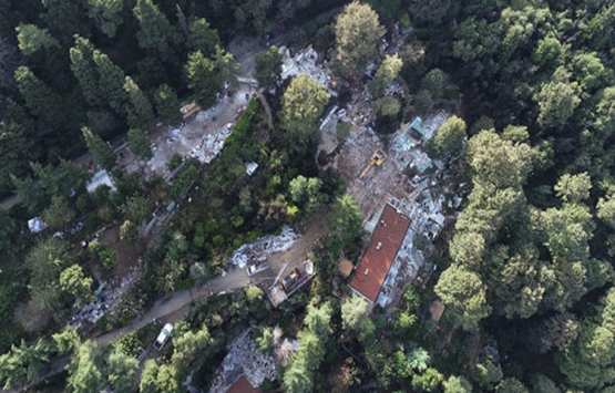 Adnan Oktar’ın Kandilli’deki villası tamamen yıkıldı!