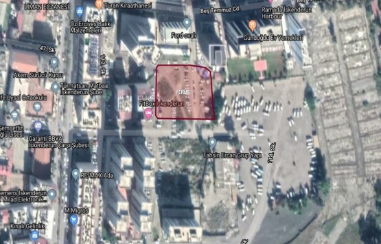 İskenderun 1. Sulh Hukuk Mahkemesi'nde 9.3 milyon TL'ye satılık arsa!