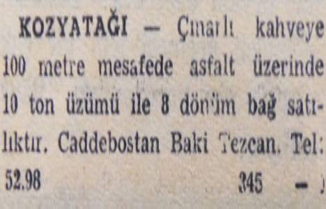 1949 yılında Şişli de metrekaresi 25 liraya arsa satılacakmış!