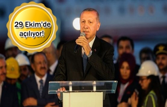 3. Havalimanı’na ilk inişi Cumhurbaşkanı Erdoğan yaptı!