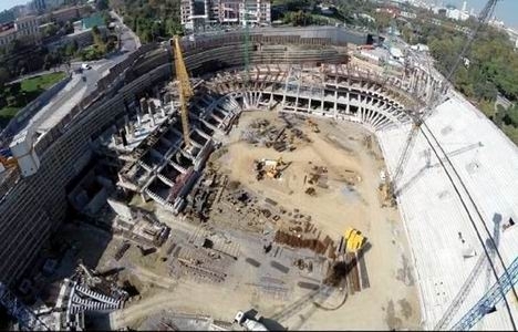 Vodafone Arena inşaatının son hali!