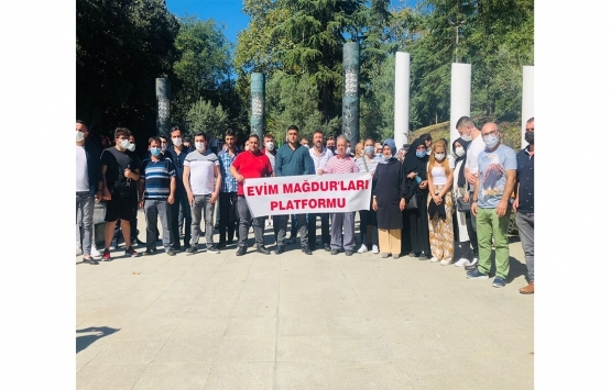 Evim Mağdurları Maçka Demokrasi Parkı nda eylem yaptı!