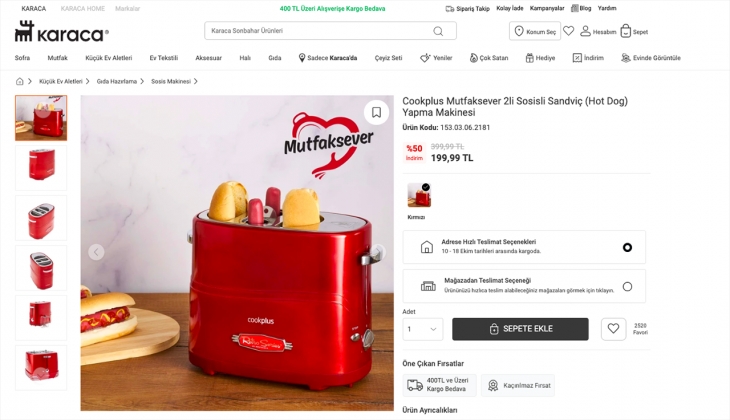 Karaca Erken Kış Fırsatları nda yüzde 50 indirim! İşte 10 Ekim 2022 Karaca fiyat listesi