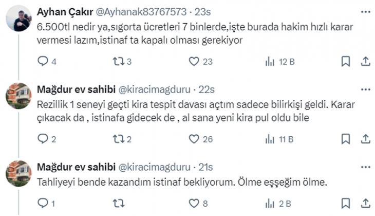 Yüzde 25 zam sınırına takılan ev sahiplerinin mağduriyeti bitmedi: Yan apartmanda kira 55 bin TL, benim aldığım 6.500 TL