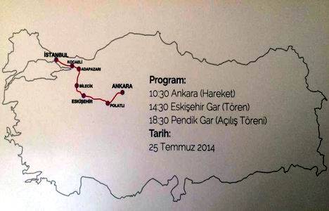 İstanbul - Ankara YHT için iki ayrı tören yapılacak!