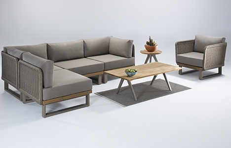 Flow Oturma Grubu L’unica ile bahçelerde modernizm rüzgarı!