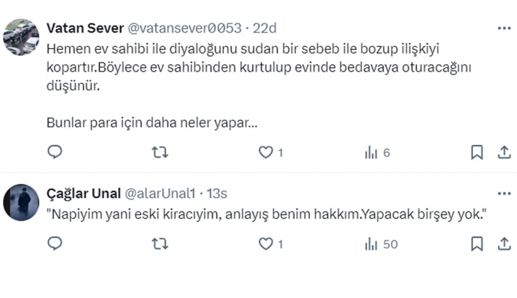 Sosyal medyada Gaspçı kiracı krizi: Ev sahipleri gaspçı kiracıların ortak özelliklerini yazdı! 