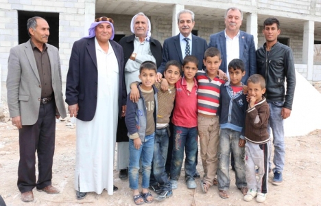 Şanlıurfa Haliliye'de çok amaçlı kültür evinin inşaatı incelendi!