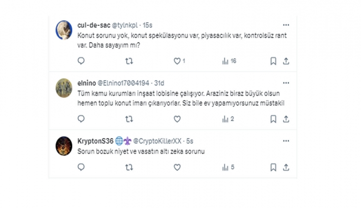 Artık kimse 20. katta oturmaktan, site aidatı ödemekten memnun değil! Vatandaşlardan konut sorunu yorumları!