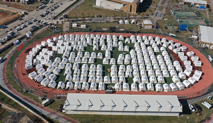 Deprem bölgesi Gaziantep'te 17 bin 27 çadır ve 1522 konteyner kuruldu!