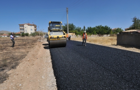 Safranbolu'da yollar asfaltlanıyor!