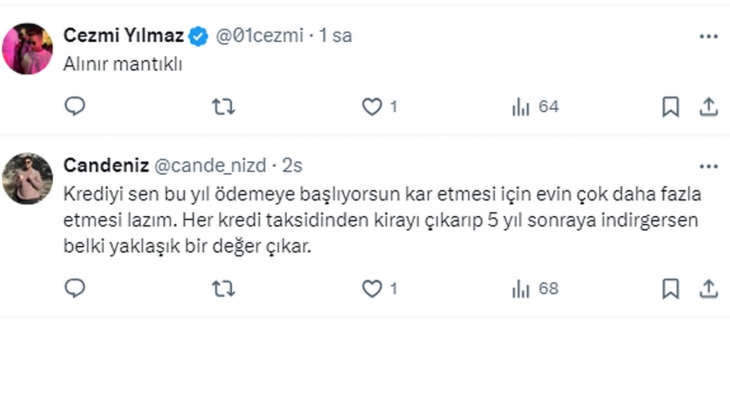 Kredi masraflarıyla 4 milyon TL ye alınan evin değeri 5 yıl sonra 4 milyon TL yi aşar mı?