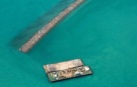 İşte Dubai deki yapay adanın yapılışı!