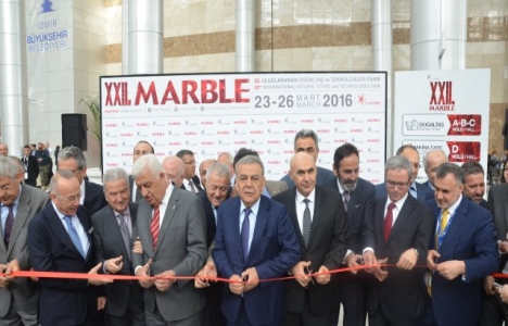 22. Marble Uluslararası Doğal Taş ve Teknolojileri Fuarı İzmir'de açıldı!