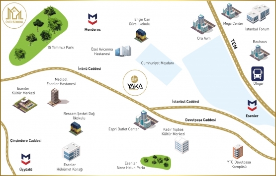 Dört Yaka Esenler nerede?