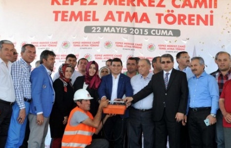Antalya Kepez Merkez Camii'nin temeli atıldı!