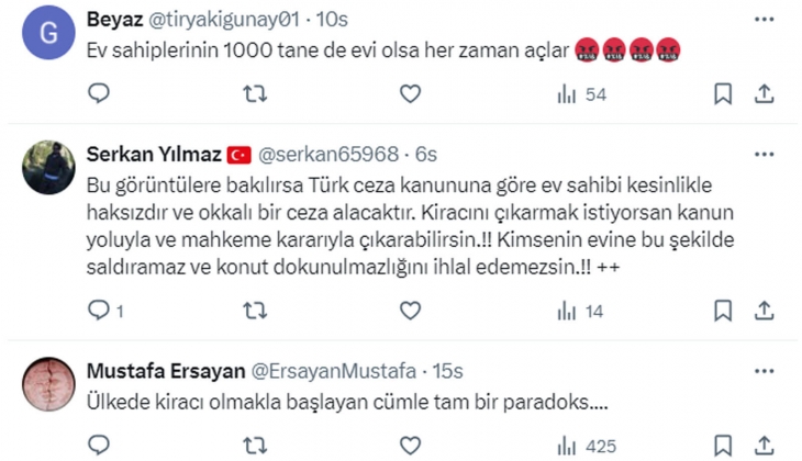 Gazeteciden kira sorunu çıkışı: Ülkede kiracı olmak da problem kiracılar da problem!