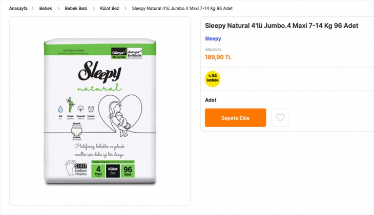 Migroskop’ta Prima, Molfix, Sleepy bebek bezlerinde 2’ncisi yüzde 60 indirimli! İşte 21 Eylül 2022 fiyat listesi