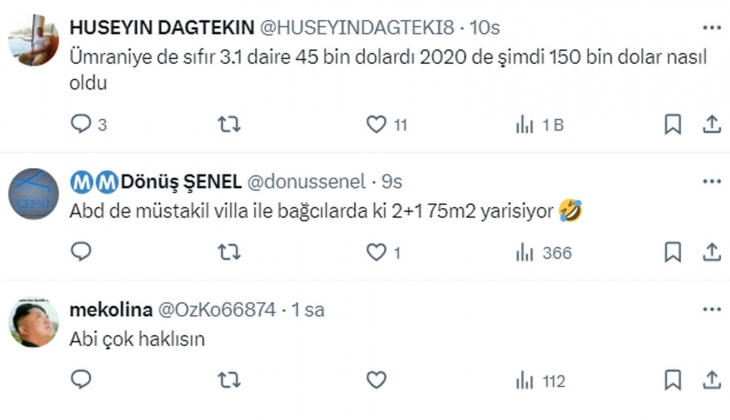 Ümraniye deki 2+1 konut fiyatı Londra ile yarışıyor: Hala konutta fırsat diyenler var!