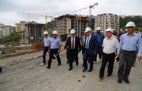 Ergün Turan Rize'deki kentsel dönüşüm projesini inceledi!