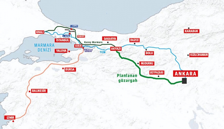 İstanbul dan Ankara ya ikinci otoyol: Orta Anadolu Otoyolu geliyor!