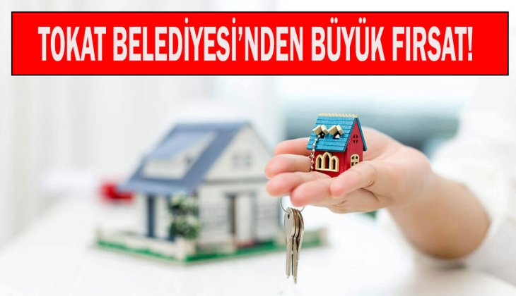 Tokat Belediyesi 450 bin TL'den başlayan fiyatlarla 2+1, 3+1, 4+1 konut satıyor! Ev almak isteyenlere müjde! 