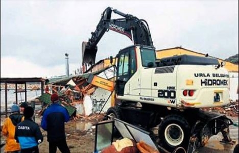 Urla'da barakaları yıkılan vatandaşlar eylem yapacak!