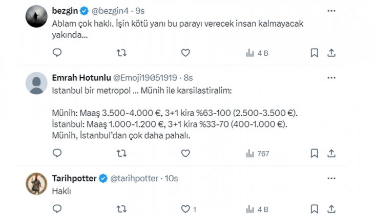 2+1 eli yüzü düzgün evlerin kirası 40 bin TL den başlıyor! İstanbul un pahalılığına isyan!