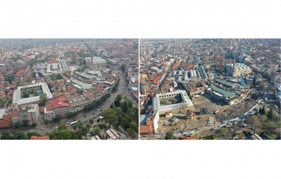 Bursa Tarihi Çarşı ve Hanlar Bölgesi nde 37 binanın yıkımı tamamlandı!