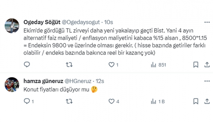 Dolar yerinde sayıyor, konut fiyatları düşüyor: Tek kazandıran Borsa İstanbul!