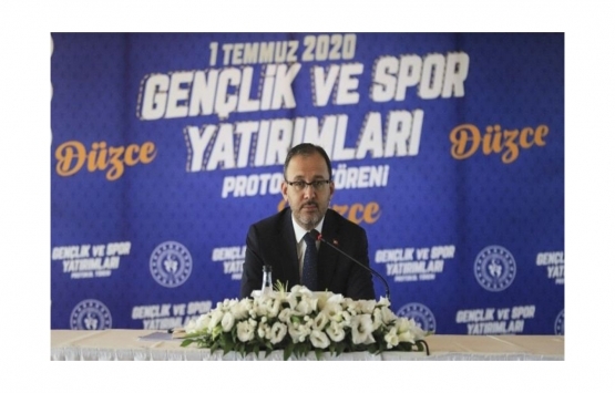 Gençlik ve Spor Bakanlığından Düzce'ye 32 milyon liralık tesis yatırım!