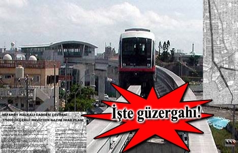 Halkalı Caddesi - Sefaköy - Başakşehir Monoray imar planı askıda!