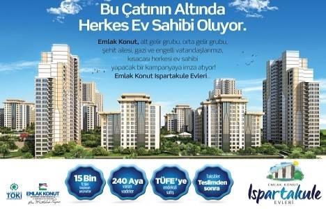 Ispartakule Emlak Konut Evleri fiyatları!