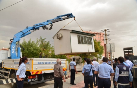 Diyarbakır'daki kaçak büfeler kaldırılıyor!