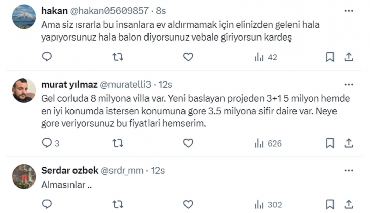 5 milyon TL ye kadar olan evlerde arz az, talep çok: Konut fiyatlarında dibe yaklaştık!