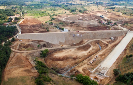 Savanda Göleti'nin gövde dolgu imalatı tamamlandı!