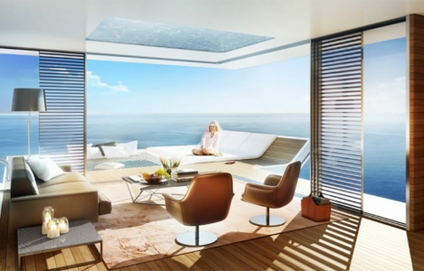 Dubai de yarısı deniz altında villa projesi! 