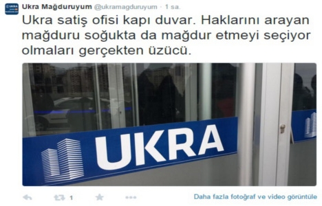 Ukracity mağdurları Esenyurt a çadır kurdu!