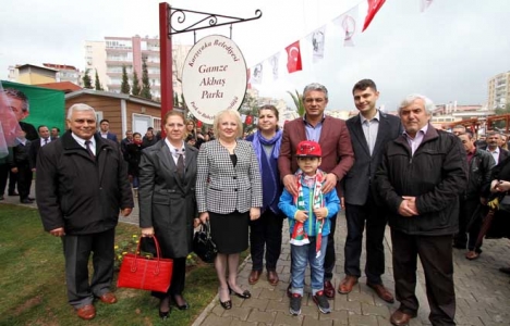 Karşıyaka Gamze Akbaş Parkı hizmete açıldı!