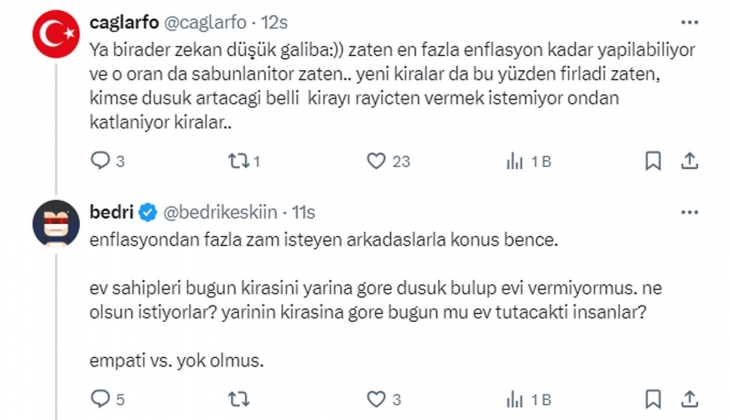 Kiralara yüzde 25 zam sınırı uzarsa, 1-2 odalı evlerin kirası 50 bin TL olur! Ev sahipleri ve kiracılar aman dikkat!