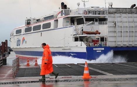 İDO olumsuz hava şartları nedeniyle bazı seferlerini iptal etti!
