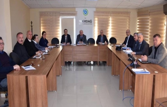 Tekirdağ Büyükşehir'in 2019 yatırımları masaya yatırıldı!