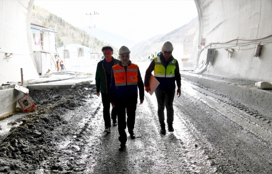 Yeni Zigana Tüneli nin yüzde 60 ı tamam!