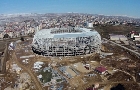 Sivas'ın ekolojik stadyumunun kaba inşaatı tamam!