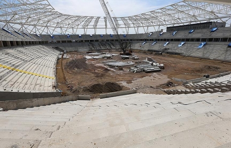 Sakaryaspor Stadı inşaatının yüzde 70'i tamam!