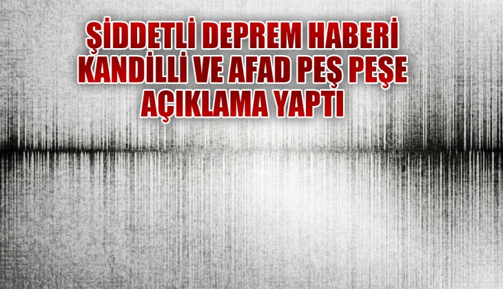 Son dakika.. Akdenizde şiddetli deprem! Kandilli ve AFAD peş peşe açıklama yaptı